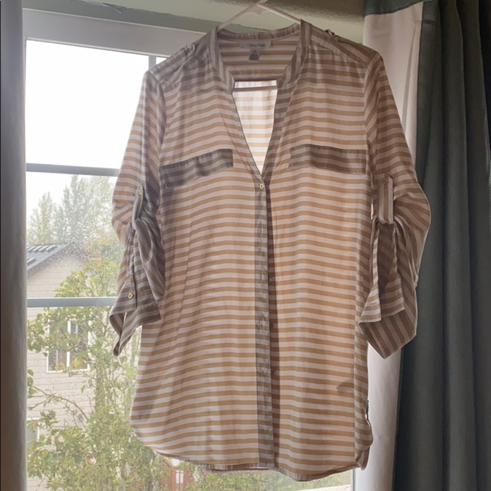 Calvin Klein Button Down Blouse